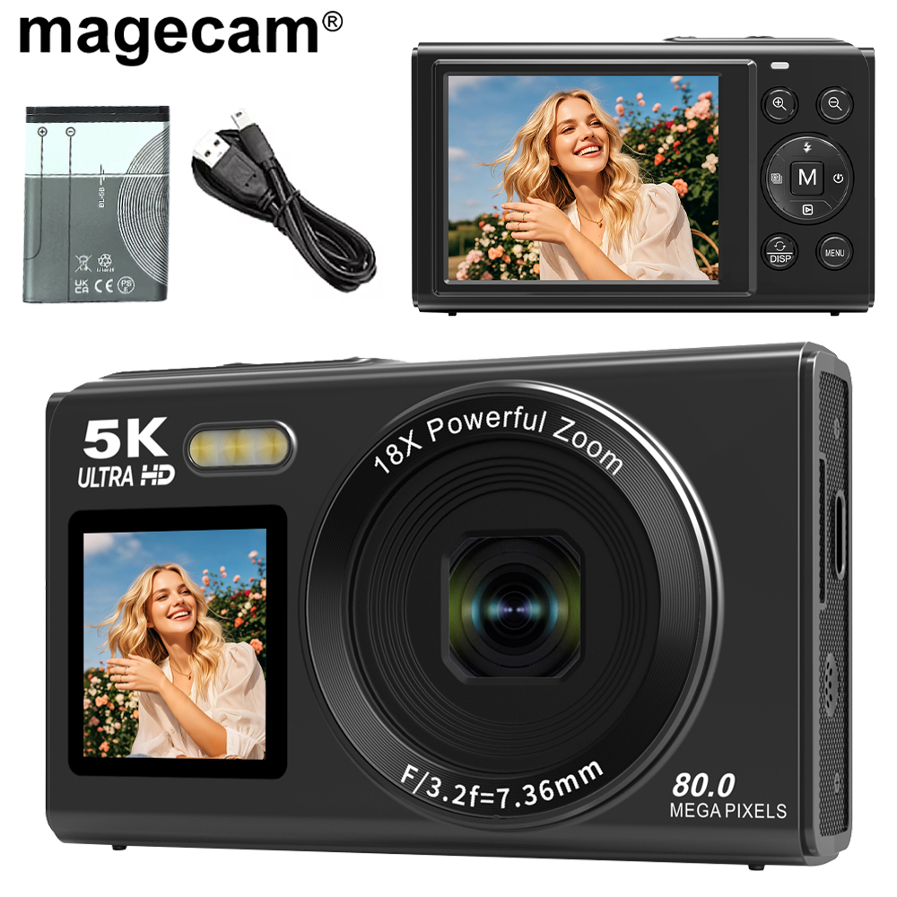 Vintage Home Cinema - Magecam Digital Camera 5K 80MP 18X