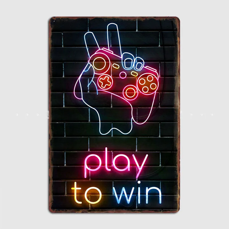 Home Cinema Gaming - Play to Win Gaming Neon Metal