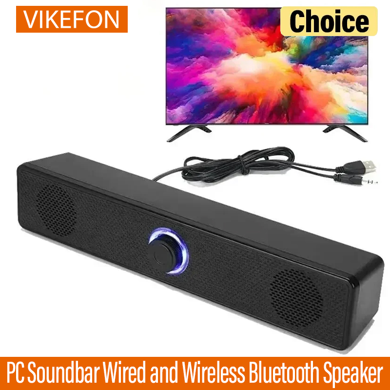 Home Cinema Gaming - PC Soundbar Wired and Wireless Bluetooth