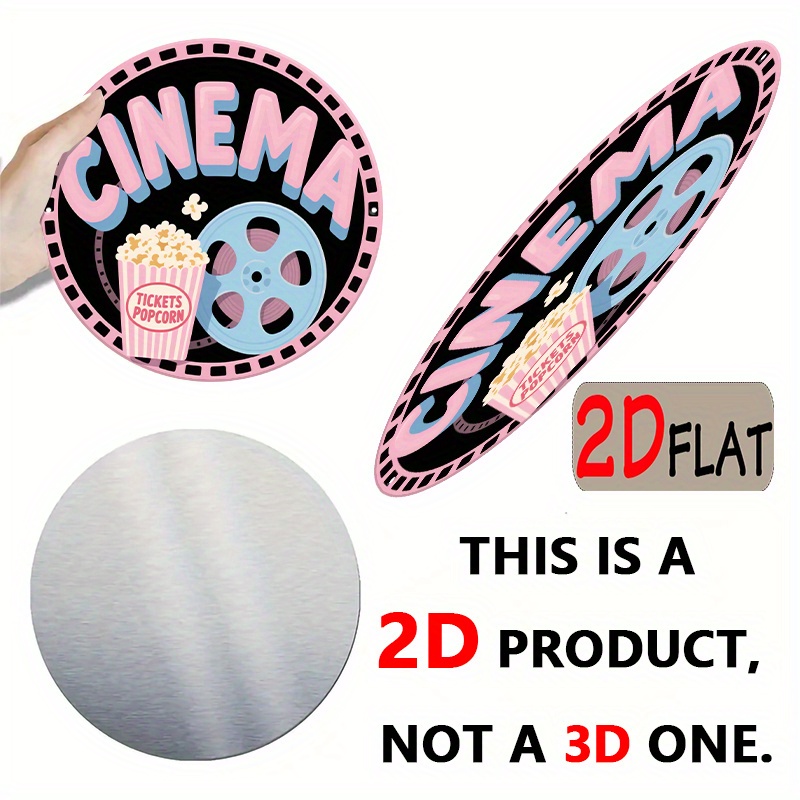 Vintage 2D Cinema Decoration | - Vintage Home Cinema のレビューと価格