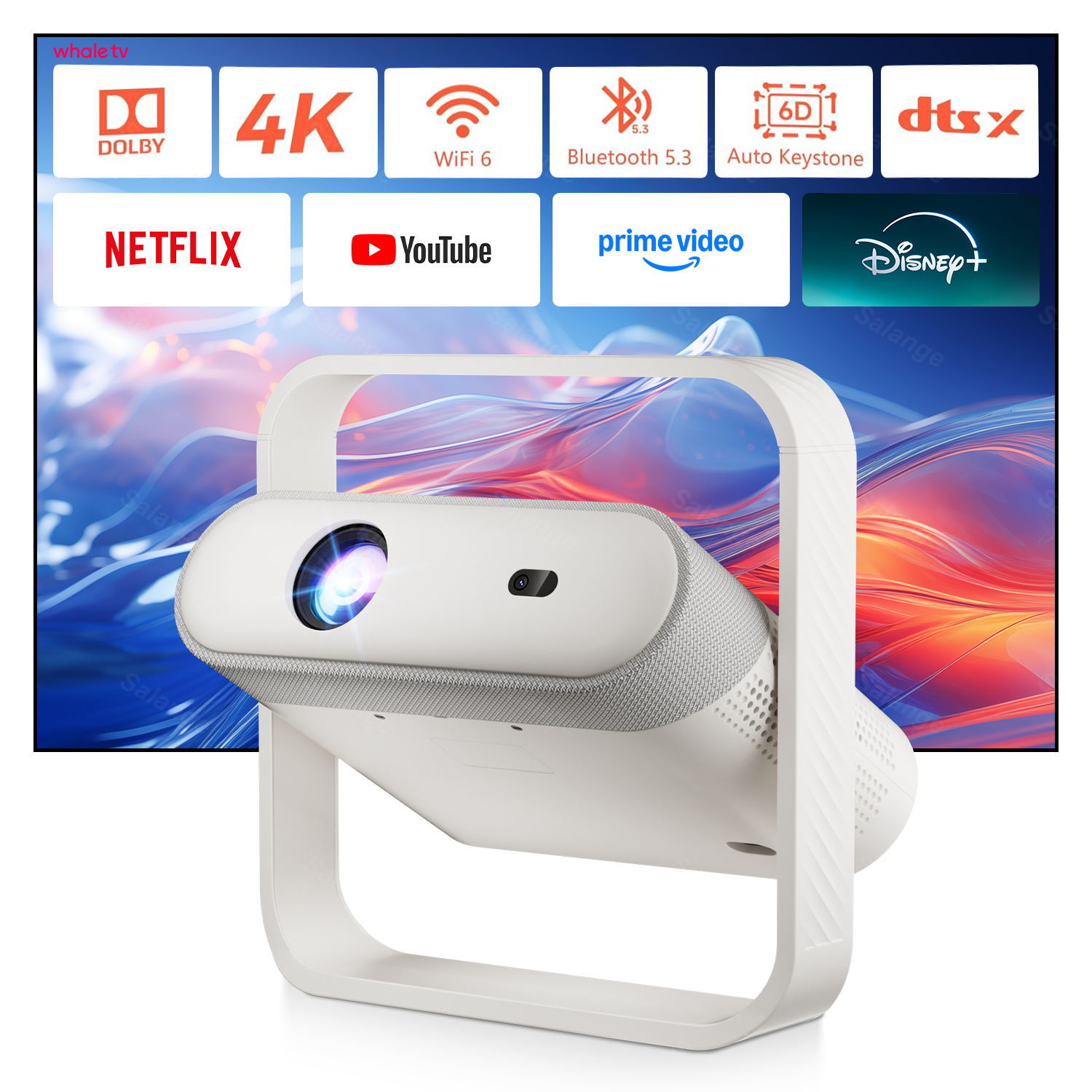 Salange 1080P Projector Netfli - Netflix Home Cinema のレビューと価格