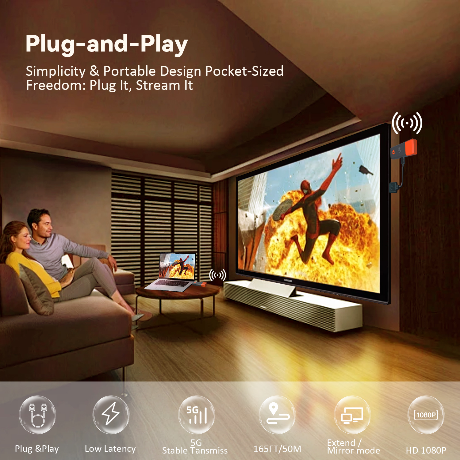 Wireless Transmitter & Receive - Home Cinema Gaming のレビューと価格