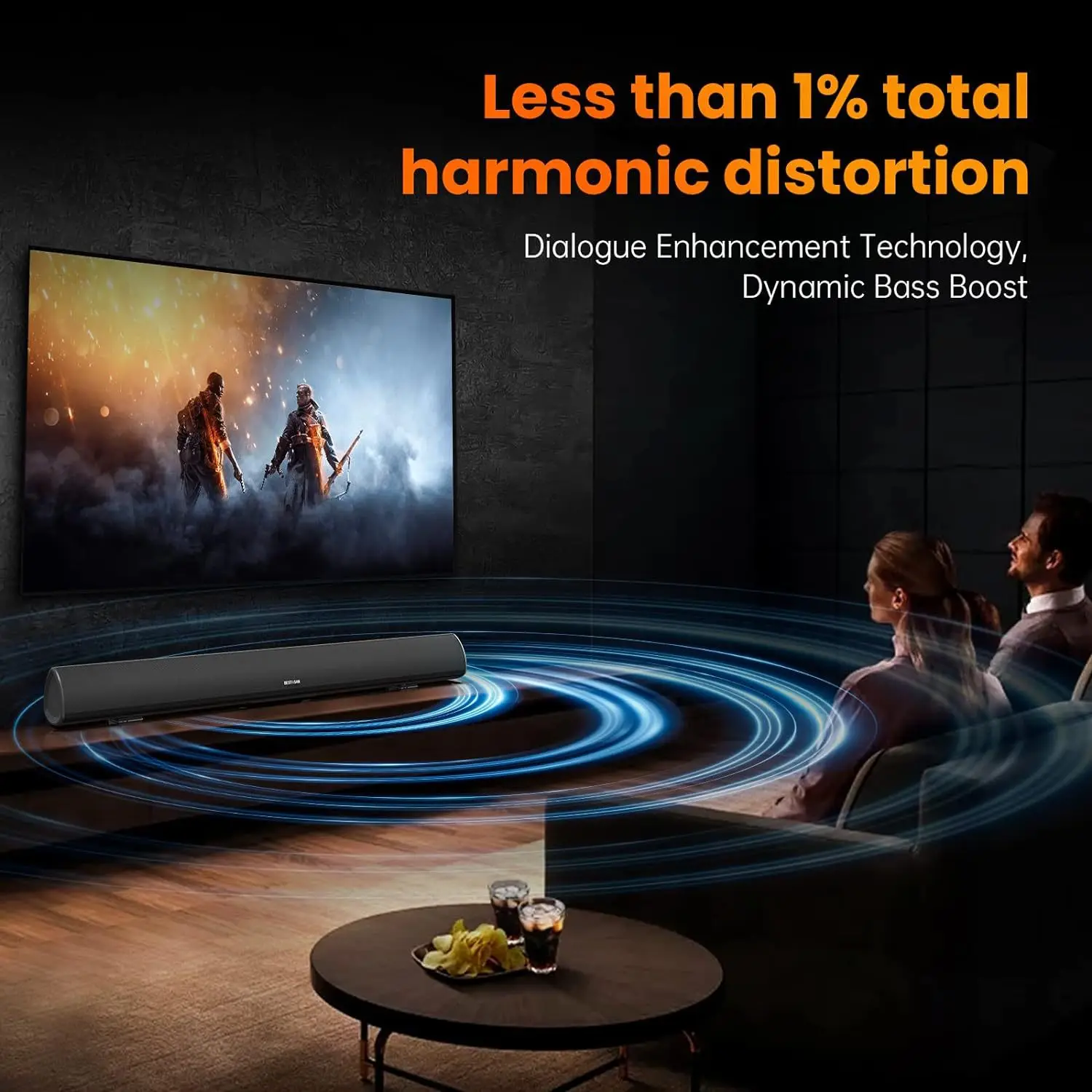 Powerful TV Soundbar Wired 100 - Home Cinema Of Soundbar のレビューと価格