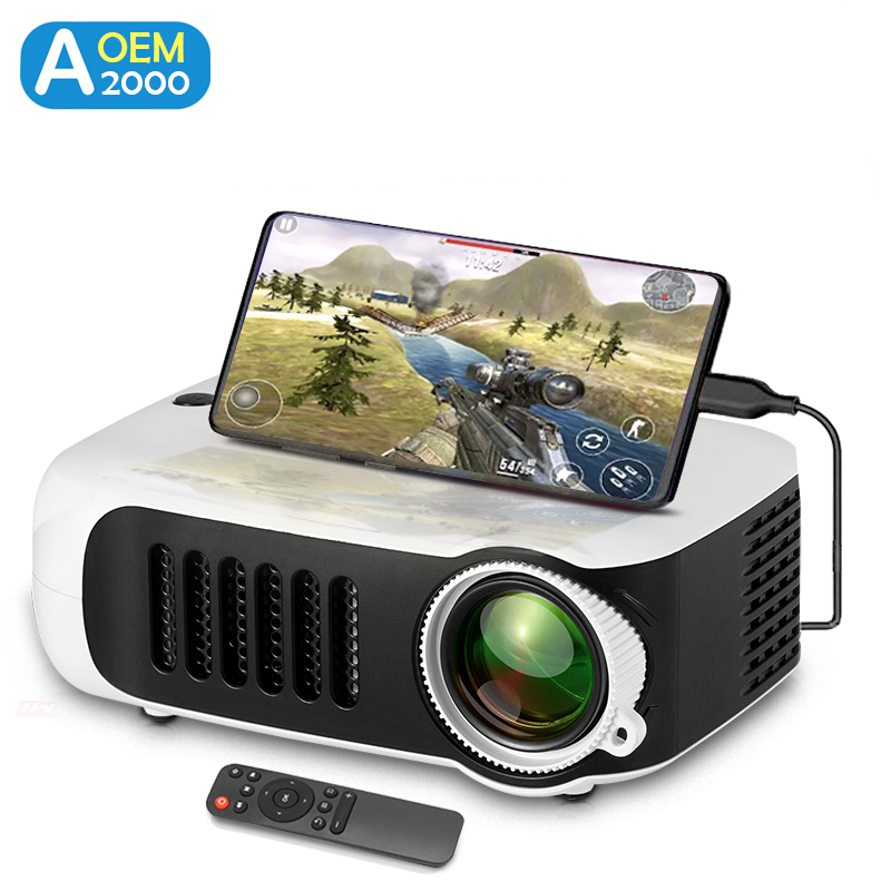 A2000 Mini Projector Portable  - Home Cinema Gaming のレビューと価格