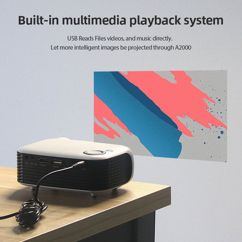 A2000 Mini Projector Portable  - Home Cinema Gaming のレビューと価格