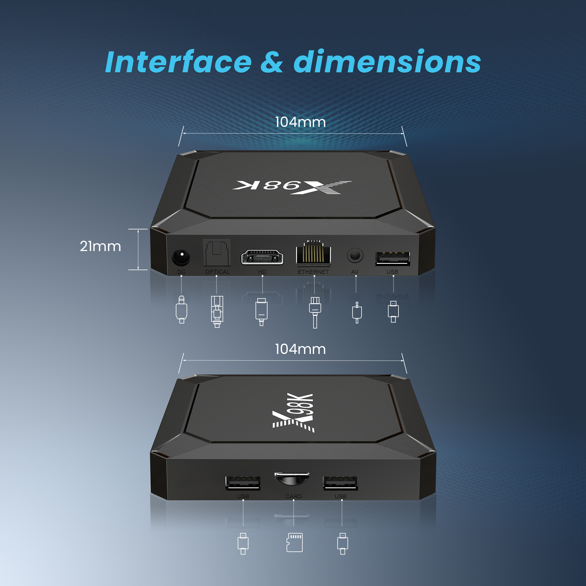 Original X98K TV Box Android13 - Netflix Home Cinema のレビューと価格