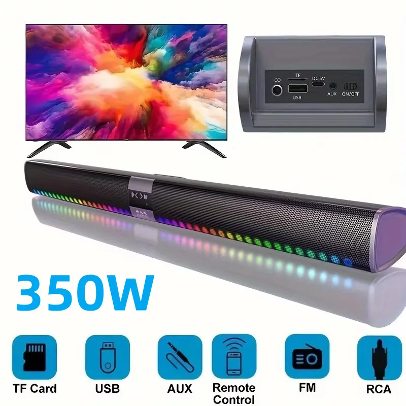 TV Echo Wall Bluetooth Speaker - Home Cinema Of Soundbar のレビューと価格