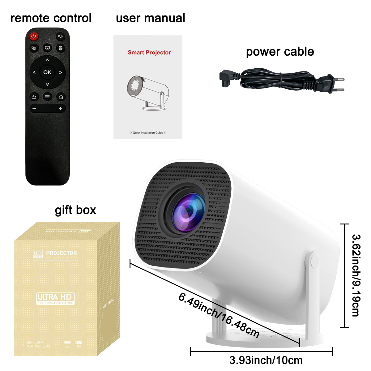 Mini Projector with WiFi & Blu - Home Cinema Gaming のレビューと価格