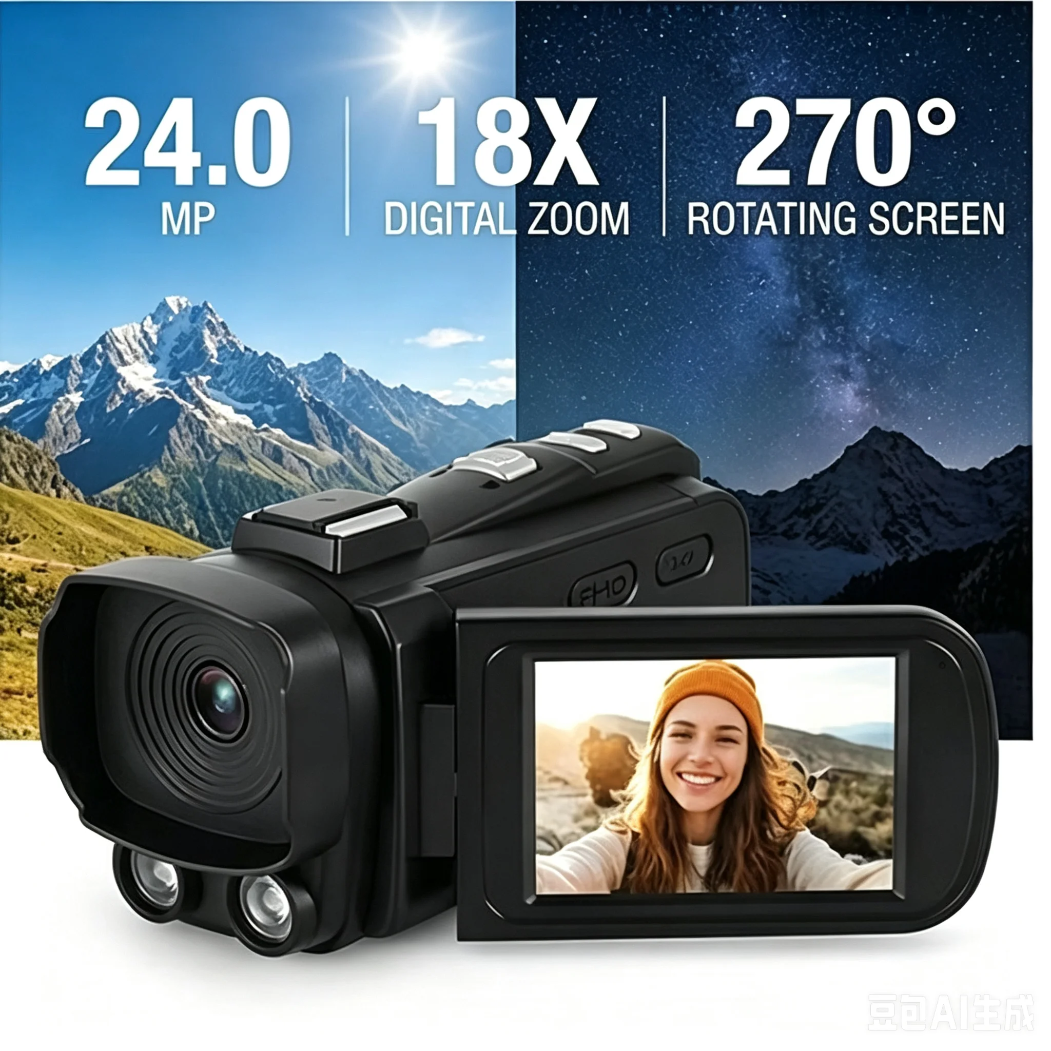 1080P Full HD Digital Camera V - Vintage Home Cinema のレビューと価格