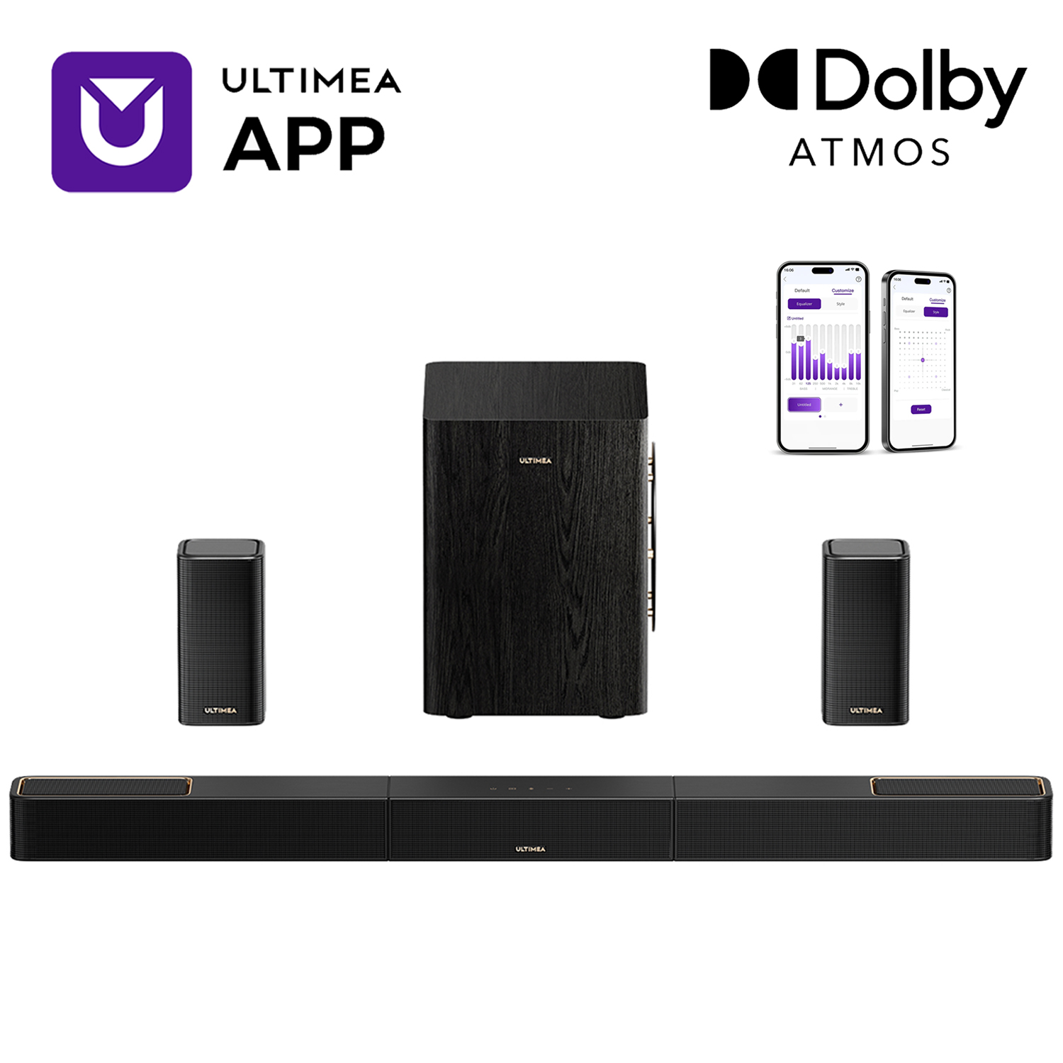 ULTIMEA 5.1.2 Surround Sound S - Home Cinema Of Soundbar のレビューと価格
