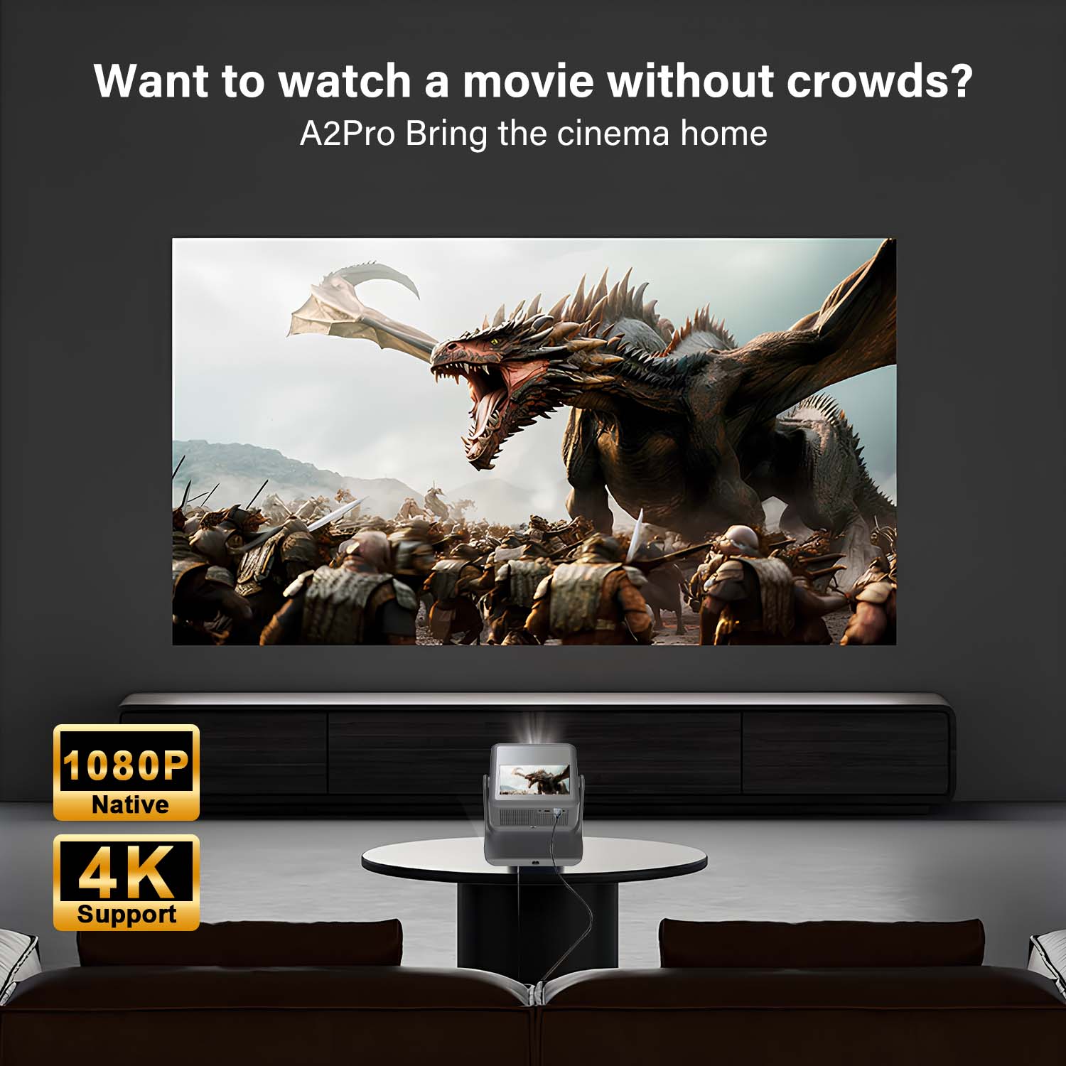 Netflix YouTube Projector 7''  - Netflix Home Cinema のレビューと価格
