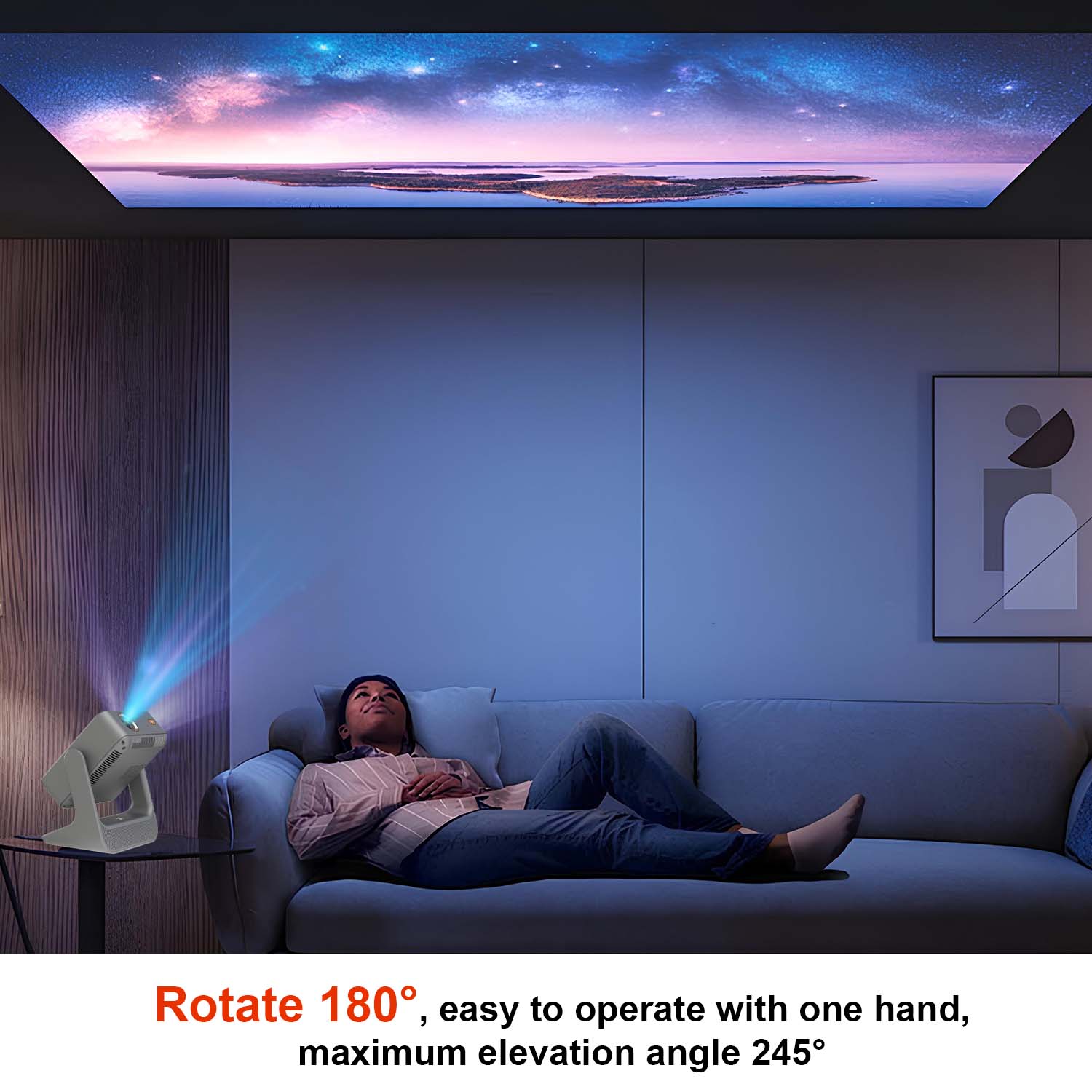 Netflix YouTube Projector 7''  - Netflix Home Cinema のレビューと価格