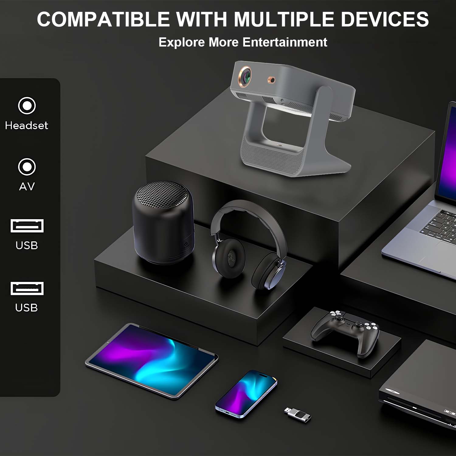 Netflix YouTube Projector 7''  - Netflix Home Cinema のレビューと価格