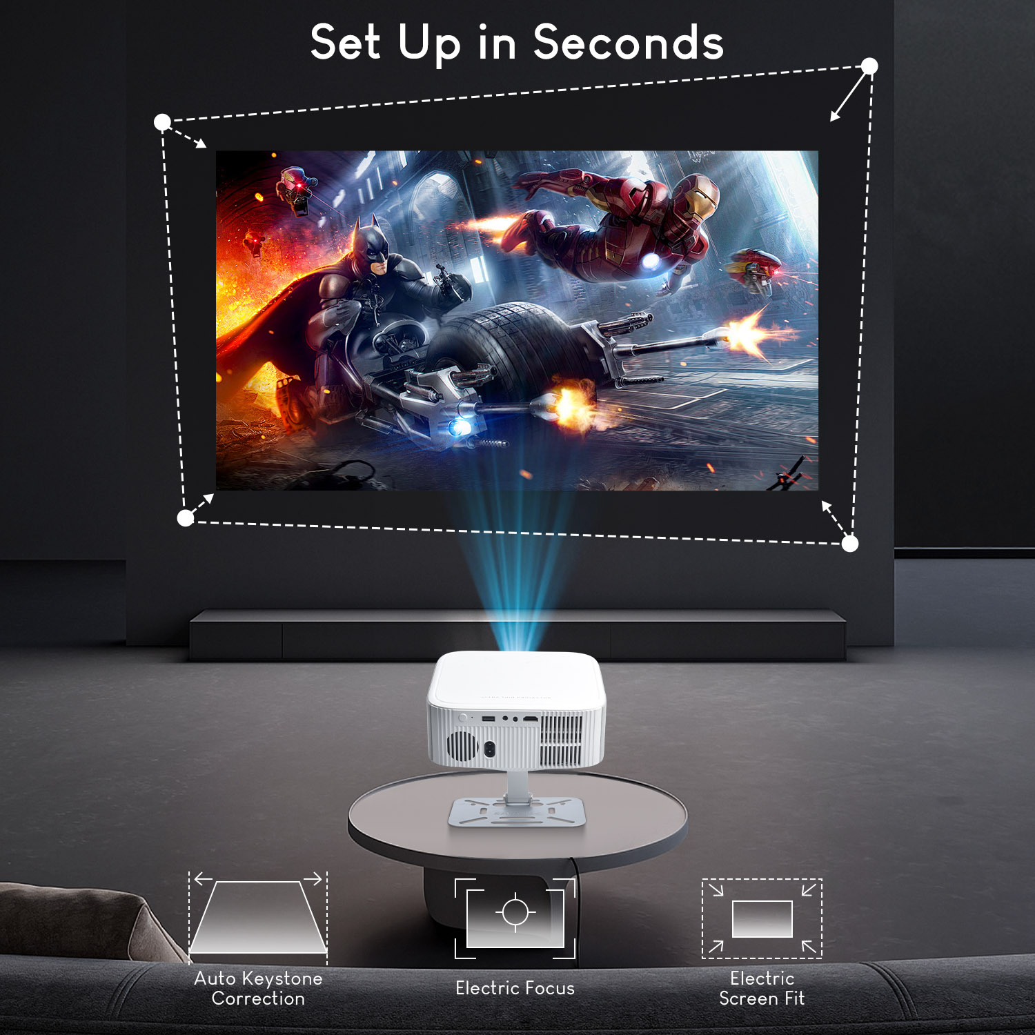 Salange Netflix Projector P92M - Netflix Home Cinema のレビューと価格