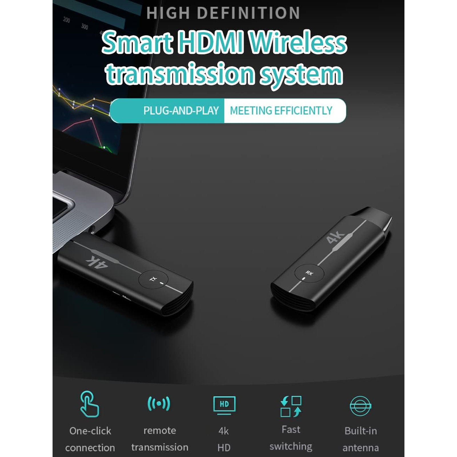 100M Wireless HDMI Transmitter - Home Cinema Gaming のレビューと価格