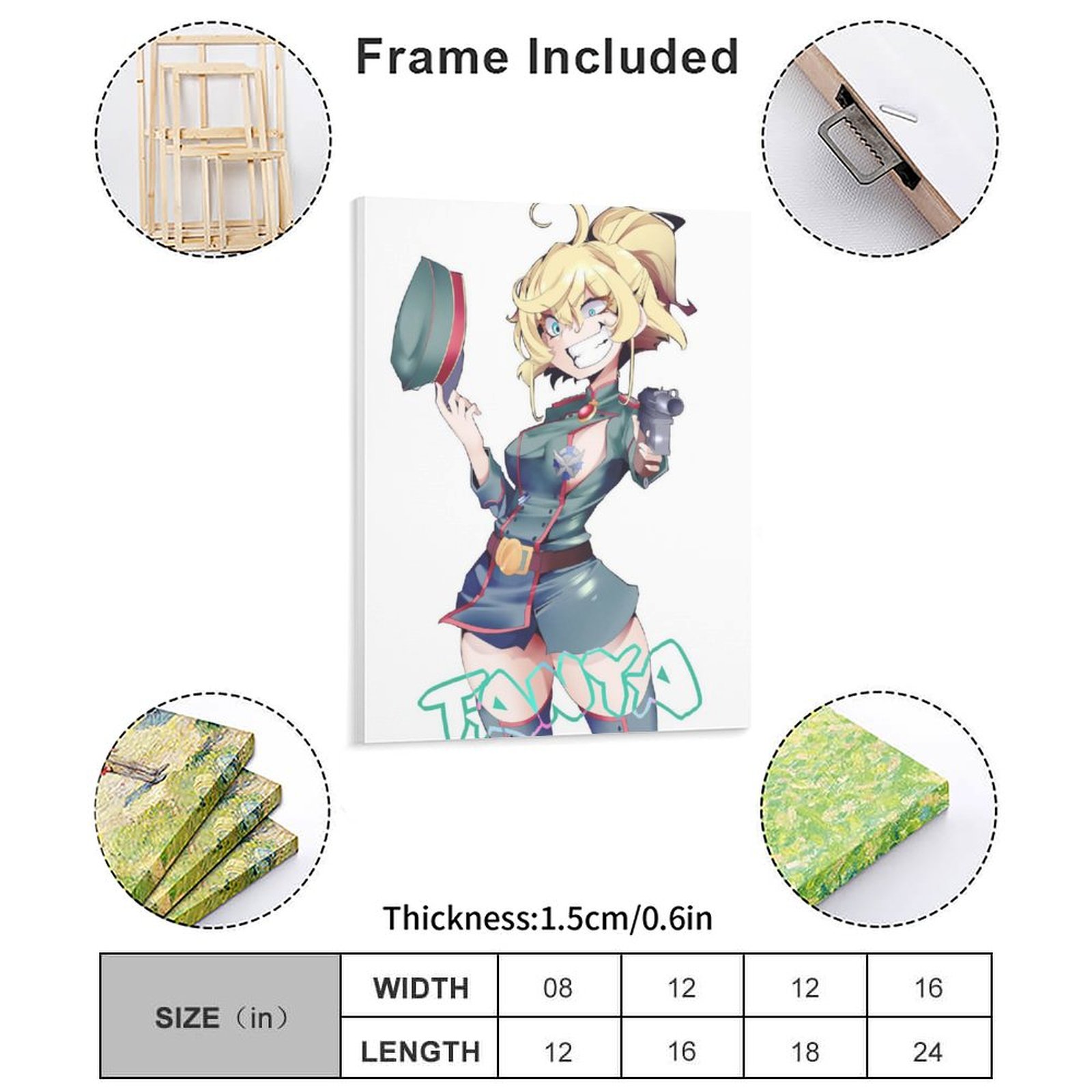 Saga Of Tanya The Evil Poster  - Home Cinema Wall Design のレビューと価格