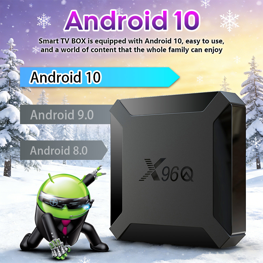X96Q Android TV Box Quad Core  - Netflix Home Cinema のレビューと価格