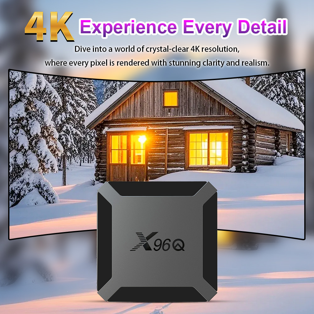 X96Q Android TV Box Quad Core  - Netflix Home Cinema のレビューと価格