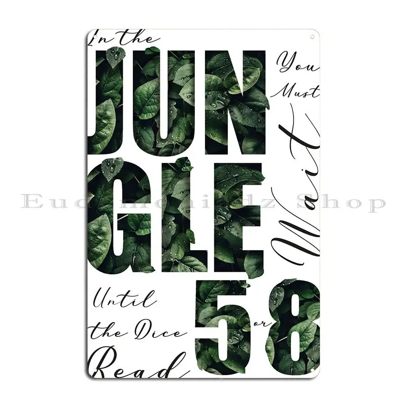 Jungle Of Jumanji Metal Sign W - Home Cinema Wall Design のレビューと価格