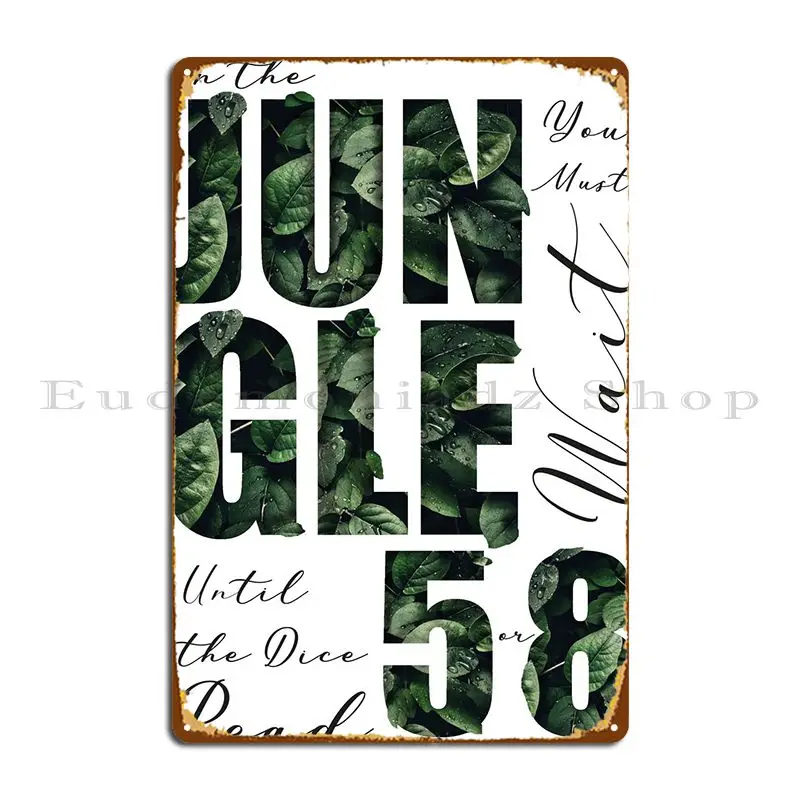 Jungle Of Jumanji Metal Sign W - Home Cinema Wall Design のレビューと価格