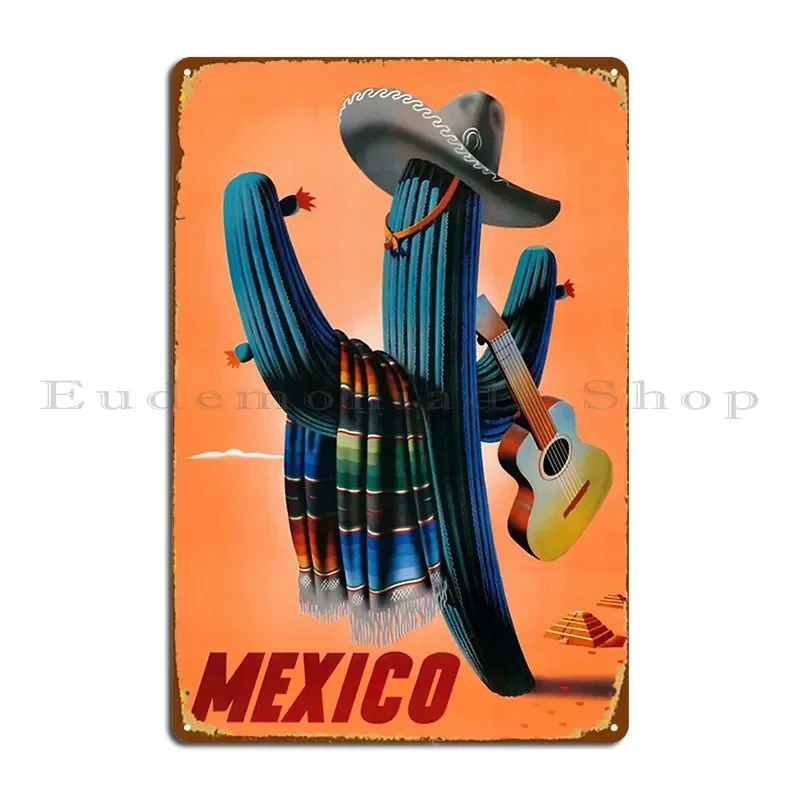 Mexico Vintage 1945 Metal Plaq - Vintage Home Cinema のレビューと価格