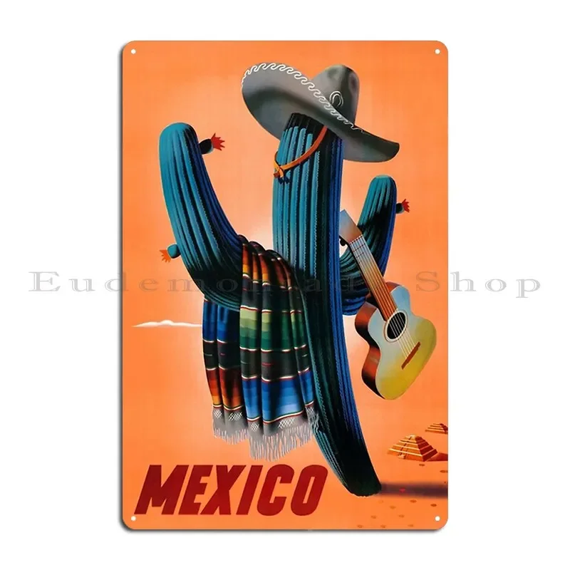 Mexico Vintage 1945 Metal Plaq - Vintage Home Cinema のレビューと価格